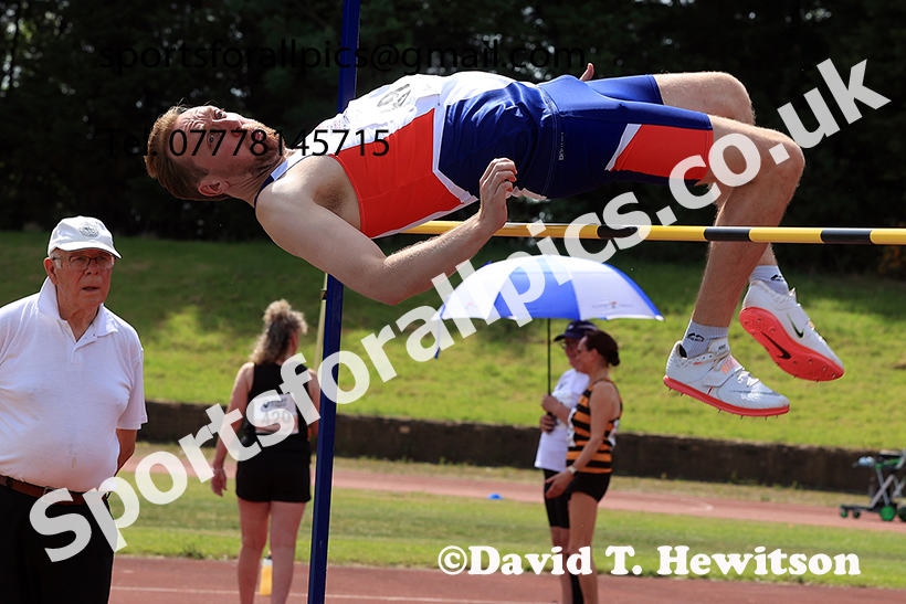 High jump, 2025 NEMAA Track and Field, Monkton. Photo: David T. Hewitson/Sports for All Pics